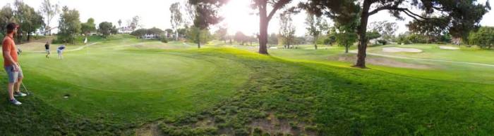 Golfing panorama