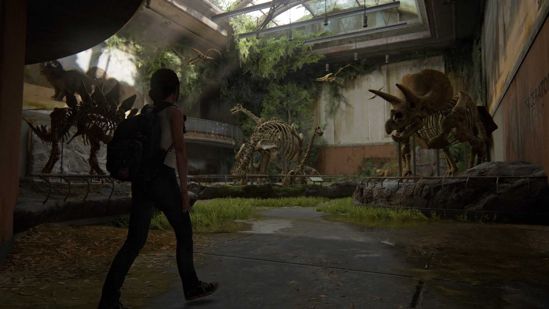 The Last of Us 2 dinosaur museum Ellie