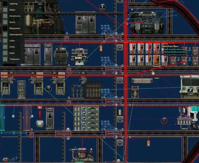 Barotrauma submarine editor wiring cable tracks