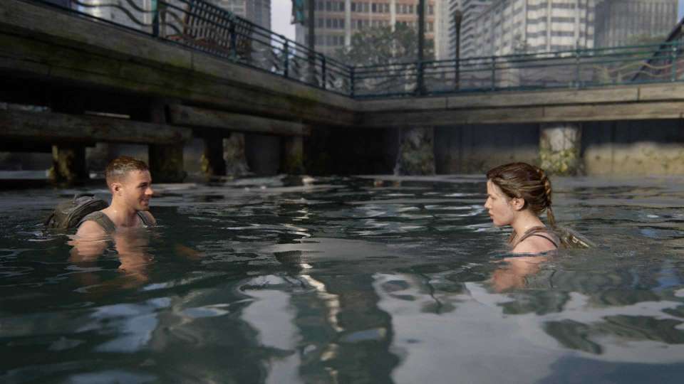 The Last of Us Pt II TLOU2 Abby swim