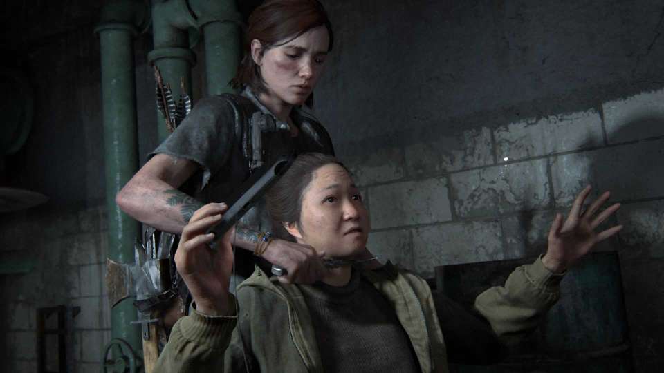 The Last of Us 2 TLOU2 Ellie hostage knife