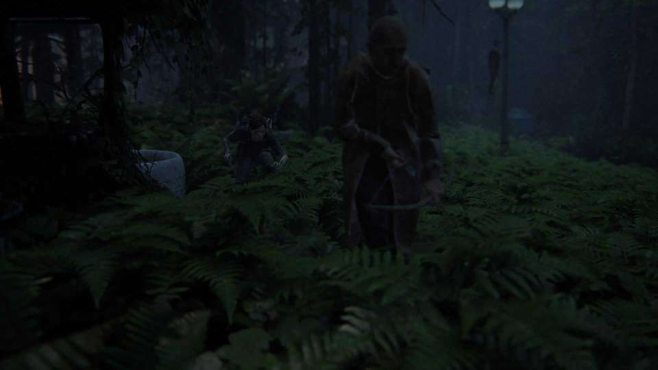 The Last of Us 2 TLOU2 Ellie sneak stealth kill ferns