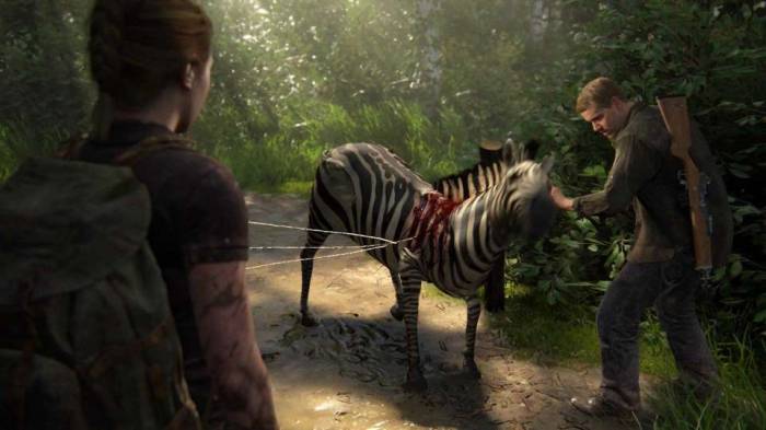 The Last of Us Pt II TLOU2 zebra barbed wire