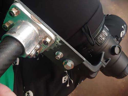 DIY monopod lens mount telephoto carbon fiber