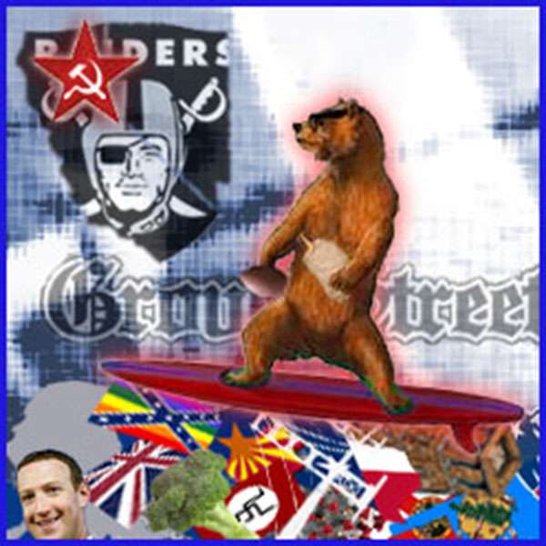 Fantasy football avatar California bear 40 Zuck GB Texas Hortler Arizona Grove Street Raiders