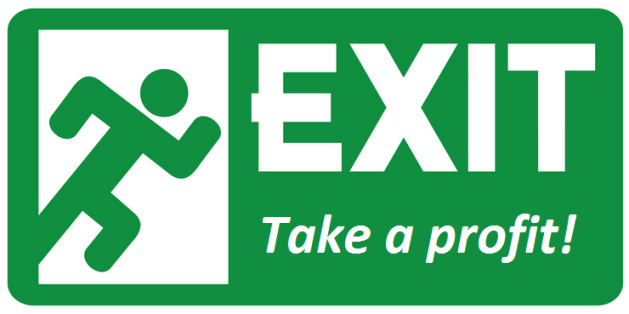 Exit take profit investment meme