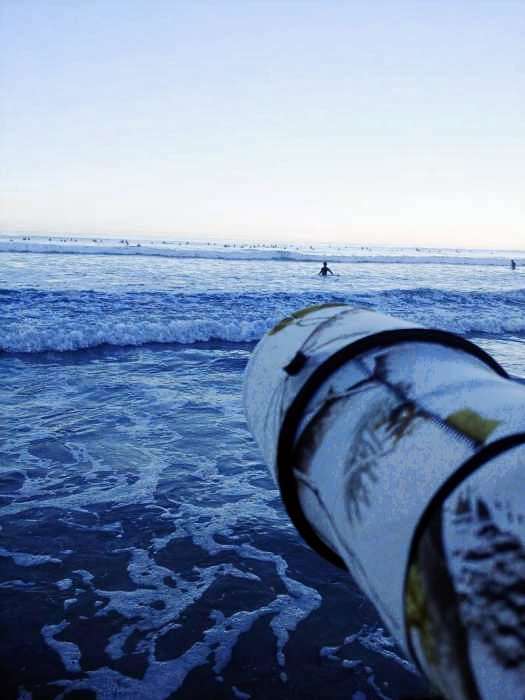 Surfing San Diego Blacks Beach 500mm Nikon telephoto crowds