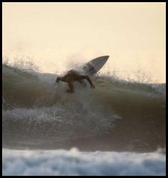 San Diego surf photo Blacks Beach sunset silhouette