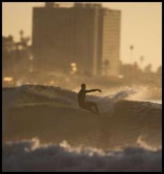 San Diego surf photo Blacks Beach sunset silhouette