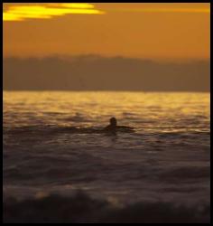 San Diego surf photo Blacks Beach sunset silhouette