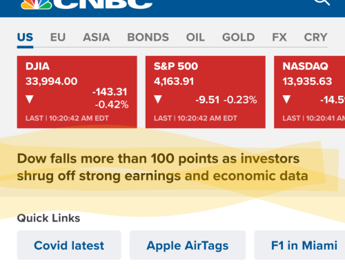 CNBC passive aggressive headline