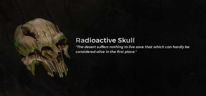 Remnant From the Ashes screenshot radioactive skull load screen