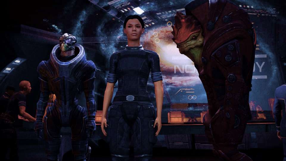 Mass Effect Legendary Edition Normandy navigation Ashley Garrus Wrex