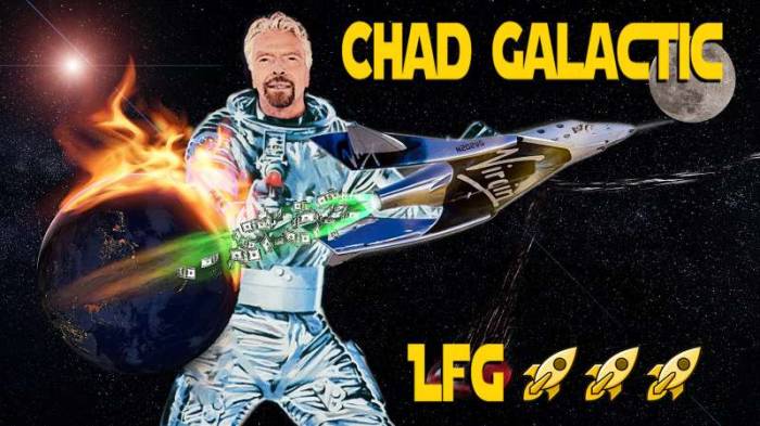 SPCE Virgin Galactic Chad LFG moon mission stonks Unity LFG Richard Branson