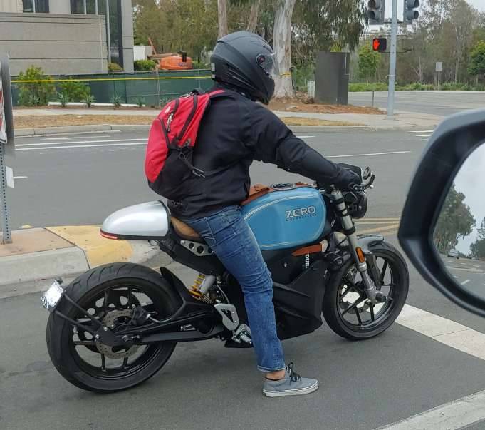 Zero electric motorcycles sport classic blue