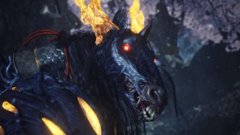 Nioh 2 horse demon yokai Mezuki