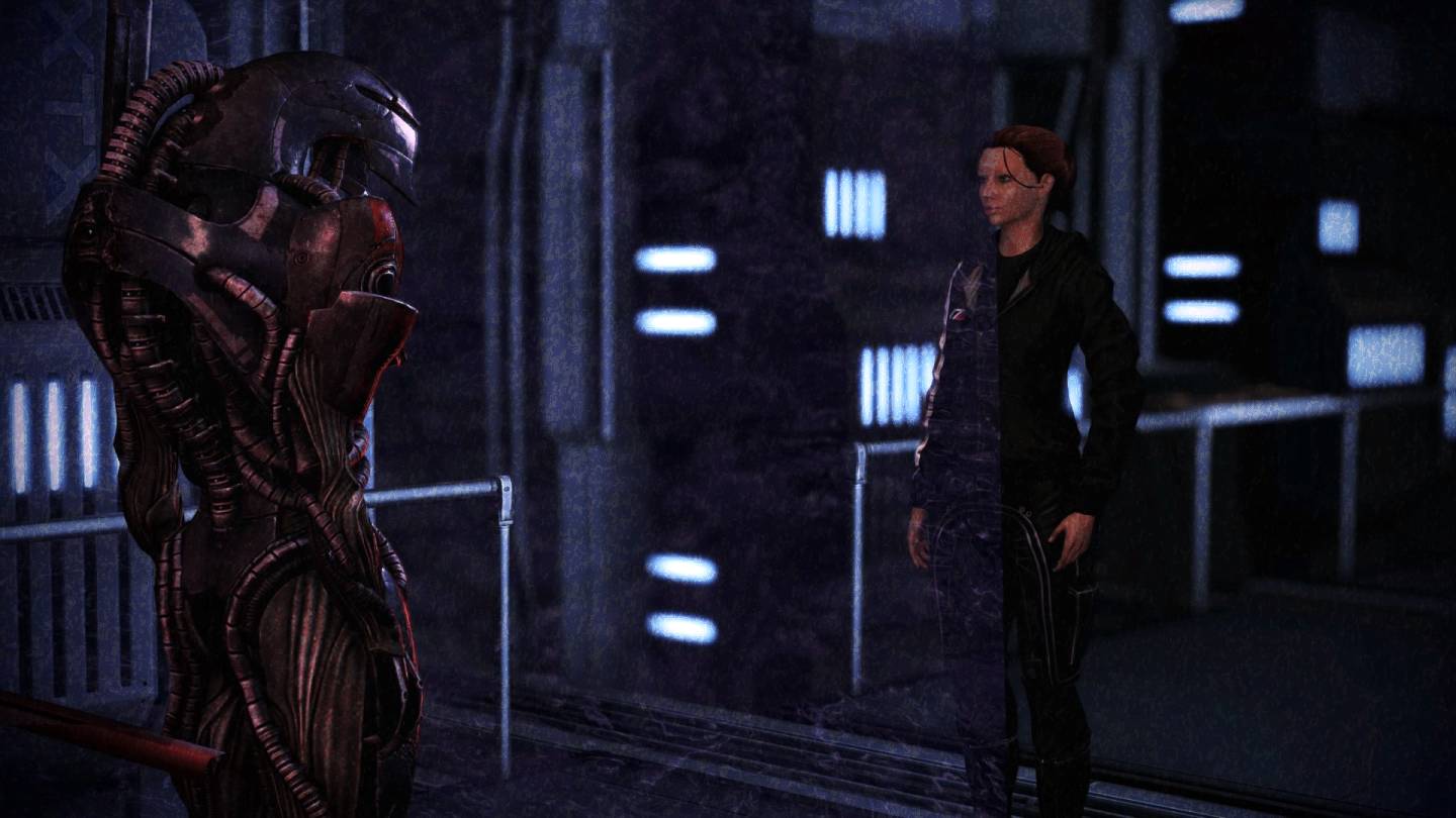 Mass Effect 2 Legendary Shepard Legion conversation
