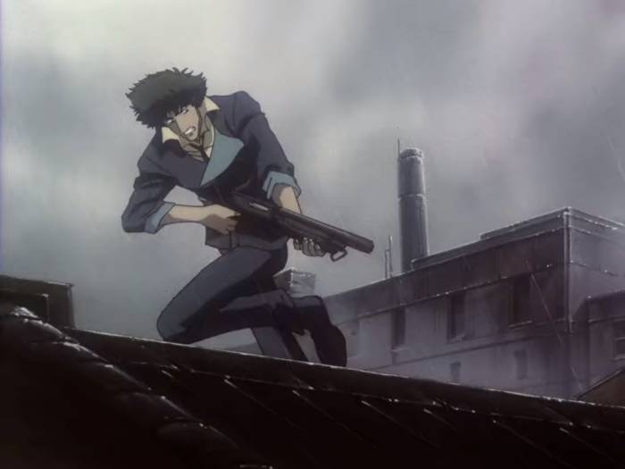 Cowboy Bebop anime Spike shotgun