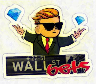 WSB WallStreetBets fuckboy with diamond hands