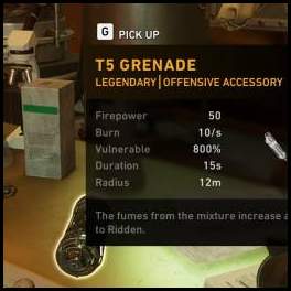 thumbnail Back 4 Blood T5 grenade