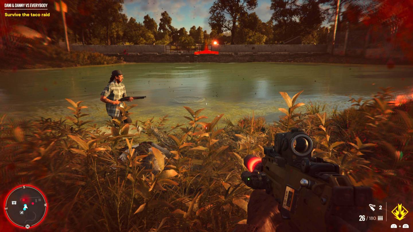 Far Cry 6 Danny Trejo shotgun combat taco raid