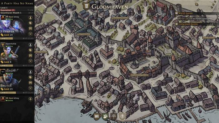 Gloomhaven Steam map characters