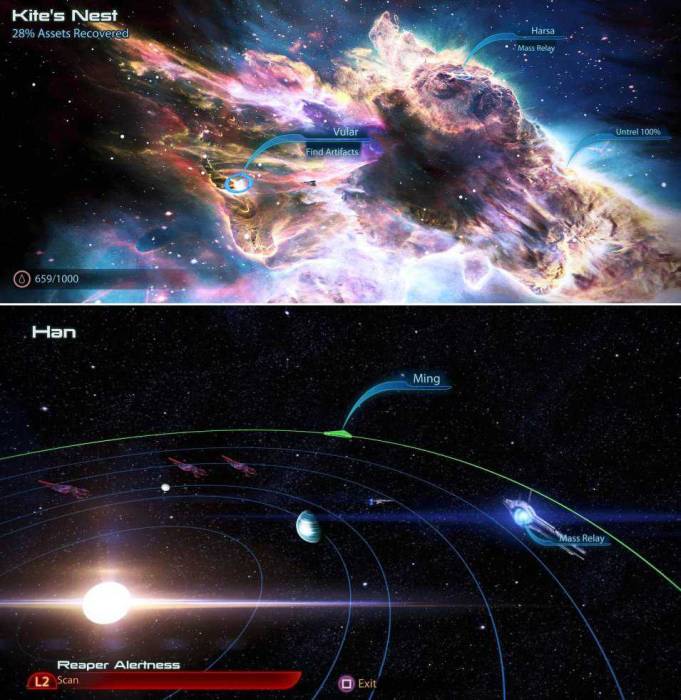 Mass Effect 3 Legendary system cluster map reapers war assets