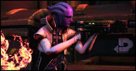Mass Effect 3 Legendary Omega DLC Aria fire shotgun cover