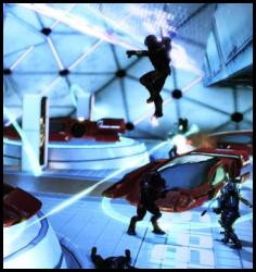 Mass Effect Legendary Citadel gunfight Shepard dealership