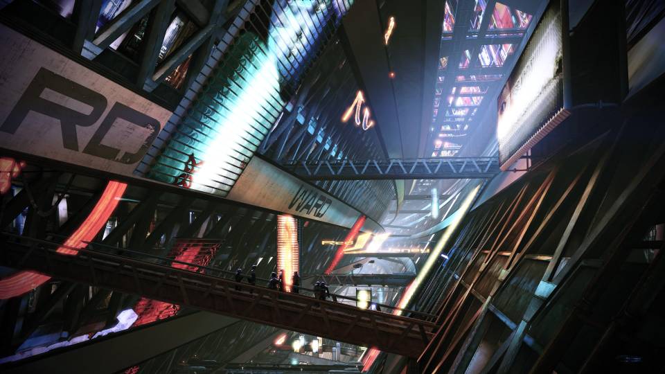 Mass Effect Legendary Citadel wards walkway