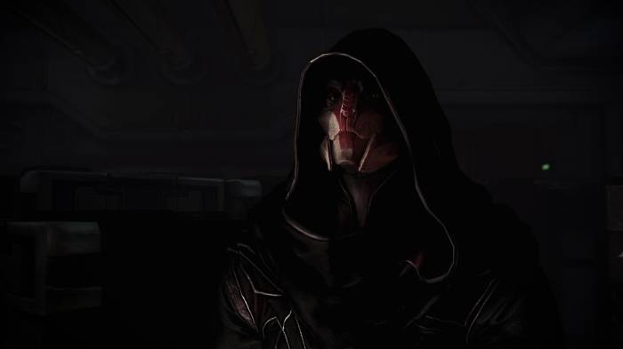 Mass Effect 3 Legendary Omega DLC Nyreen Kandros hood