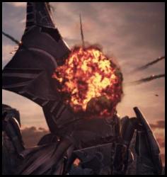 Mass Effect 3 Legendary Shepard shooting reaper Rannoch