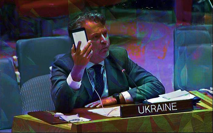 Ukraine UN Sergiy Kyslytsya phone
