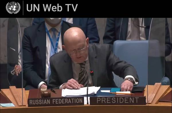 UN Russian delegate emergency session