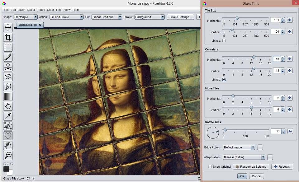 Pixelitor Java application graphics filtering processing