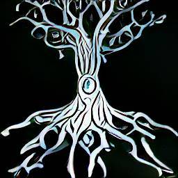 craiyon dall-e mini neural network evil tree