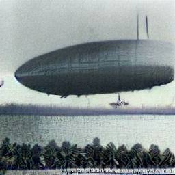 dall-e mini neural network airship forest