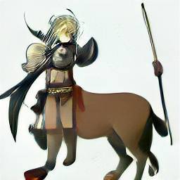 dall-e mini neural network mythical centaur