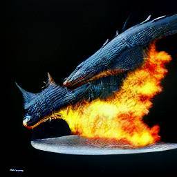 dall-e mini neural network mythical dragon fire