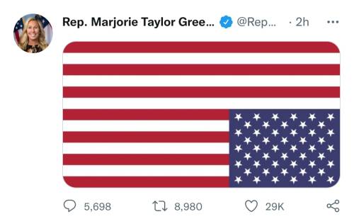 Donald Trump FBI raid Twitter Marjorie Talyor Greene