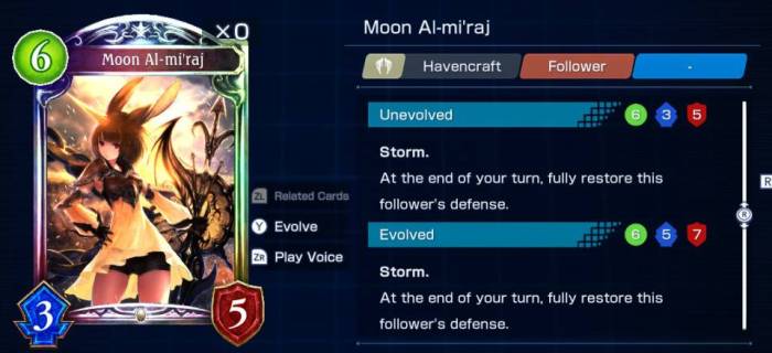 Shadowverse Champions Battle moon al mir aj card