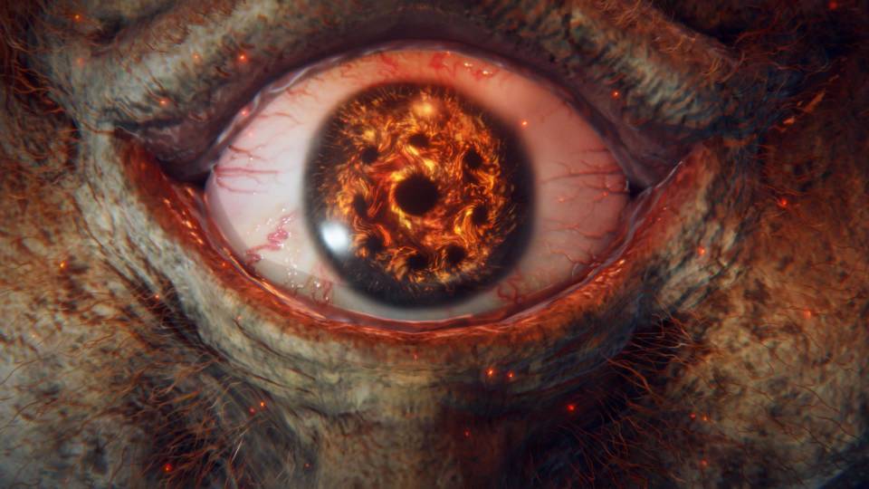 Elden Ring Fire Giant eye