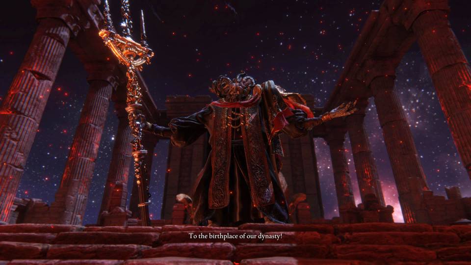 Elden Ring Mohg Lord of Blood intro