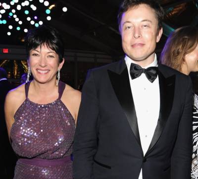 Elon Musk Ghislaine Maxwell photo