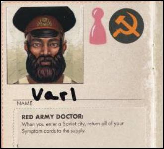 Pandemic Legacy Season 0 identity red army doctor