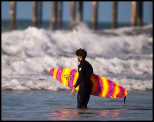Surfing Scripps Pier La Jolla January 06 2023