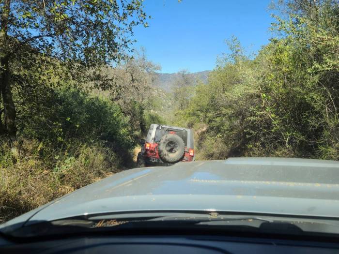 Canyons Palomar dirt roads Wrangler Tacoma