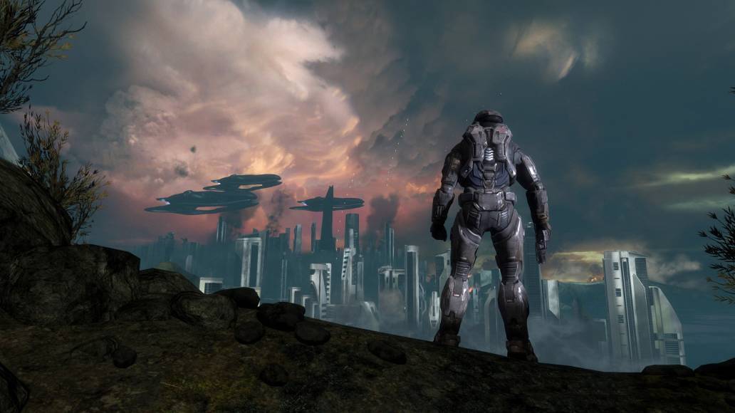 Halo Reach Master Chief Collection city bombardment