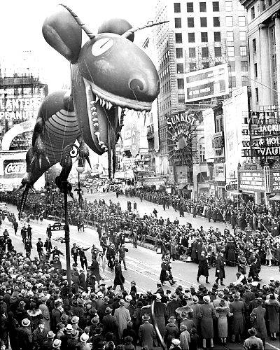 Macy Day parade satan balloon