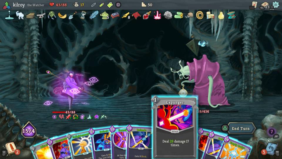 Slay the Spire Watcher Time Eater expunger